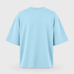 Essentials Baby Blue Heavy Basic Oversized T-Shirt