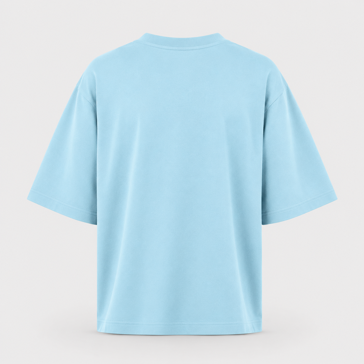 Essentials Baby Blue Heavy Basic Oversized T-Shirt