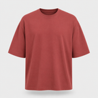 Essentials Coral Heavy Basic Oversized T-Shirt