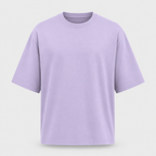 Essentials Lavender Heavy Basic Oversized T-Shirt