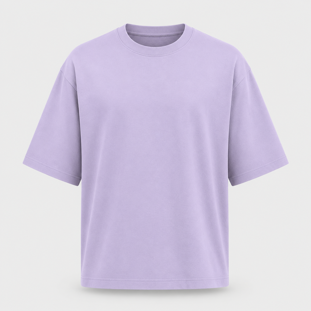 Essentials Lavender Heavy Basic Oversized T-Shirt