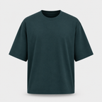 Essentials Petrol Blue Heavy Basic Oversized T-Shirt