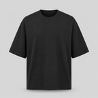 Essentials Heavy Basic Black Oversized T-Shirt