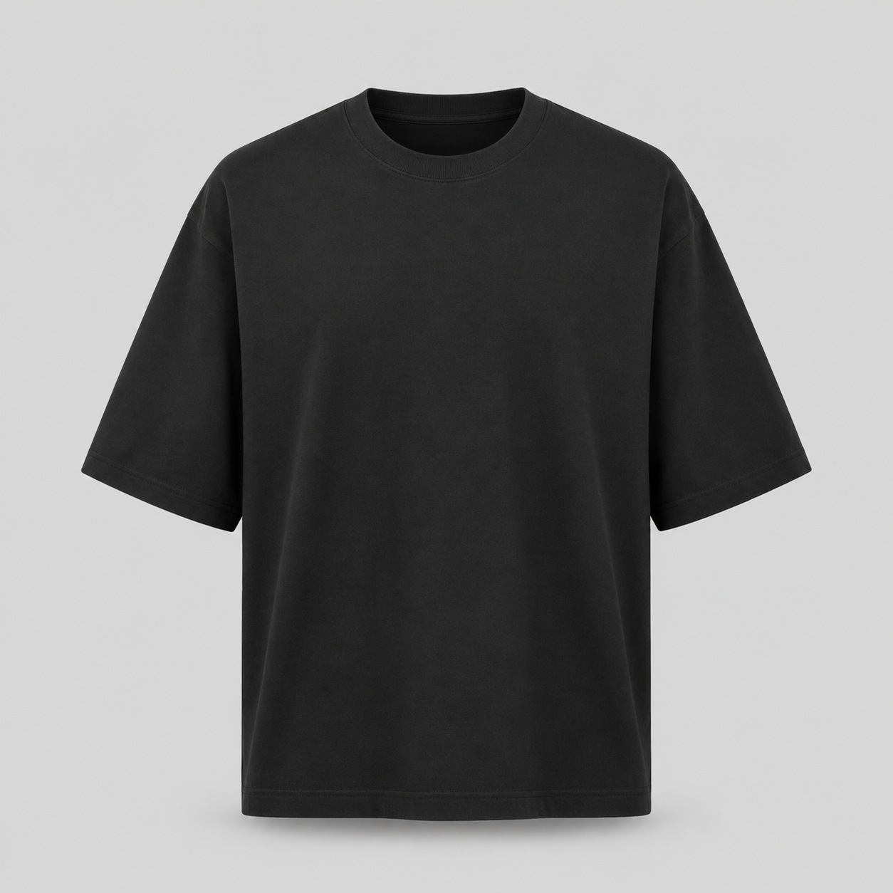 Essentials Heavy Basic Black Oversized T-Shirt
