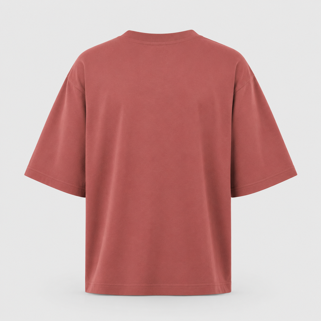 Essentials Coral Heavy Basic Oversized T-Shirt