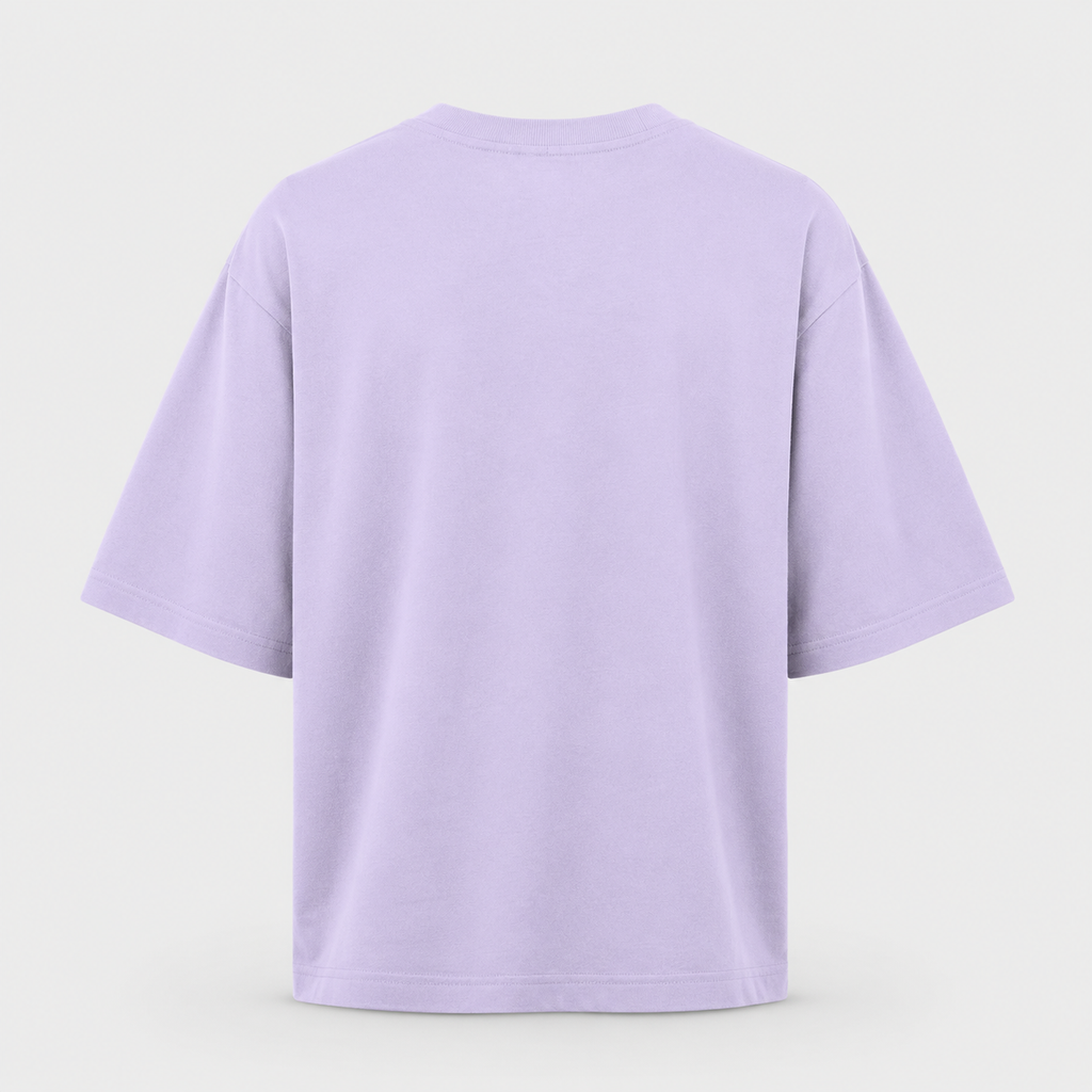 Essentials Lavender Heavy Basic Oversized T-Shirt