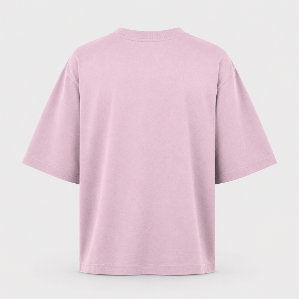Essentials Light Baby Pink Heavy Basic Oversized T-Shirt