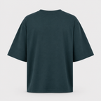 Essentials Petrol Blue Heavy Basic Oversized T-Shirt