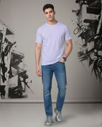 LAVENDER SUPIMA TEE EVERYDAY ESSENTIAL – CLASSIC FIT IN LUXURY COTTON