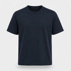 Essentials Navy Blue Supima Regular Fit T-Shirt