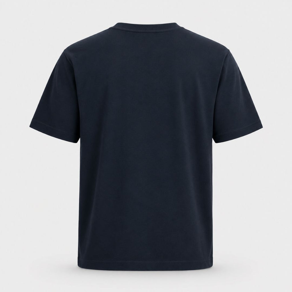 Essentials Navy Blue Supima Regular Fit T-Shirt