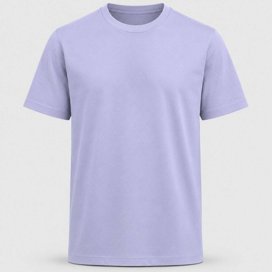 Essentials Lavender Supima Regular Fit T-Shirt