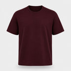 Essentials Maroon Supima Regular Fit T-Shirt