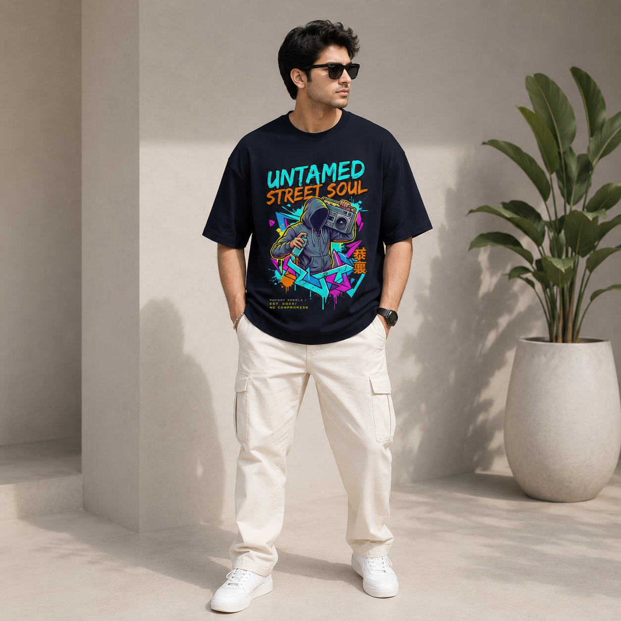 Artwear Untamed Street Soul Oversized Graphic T-Shirt