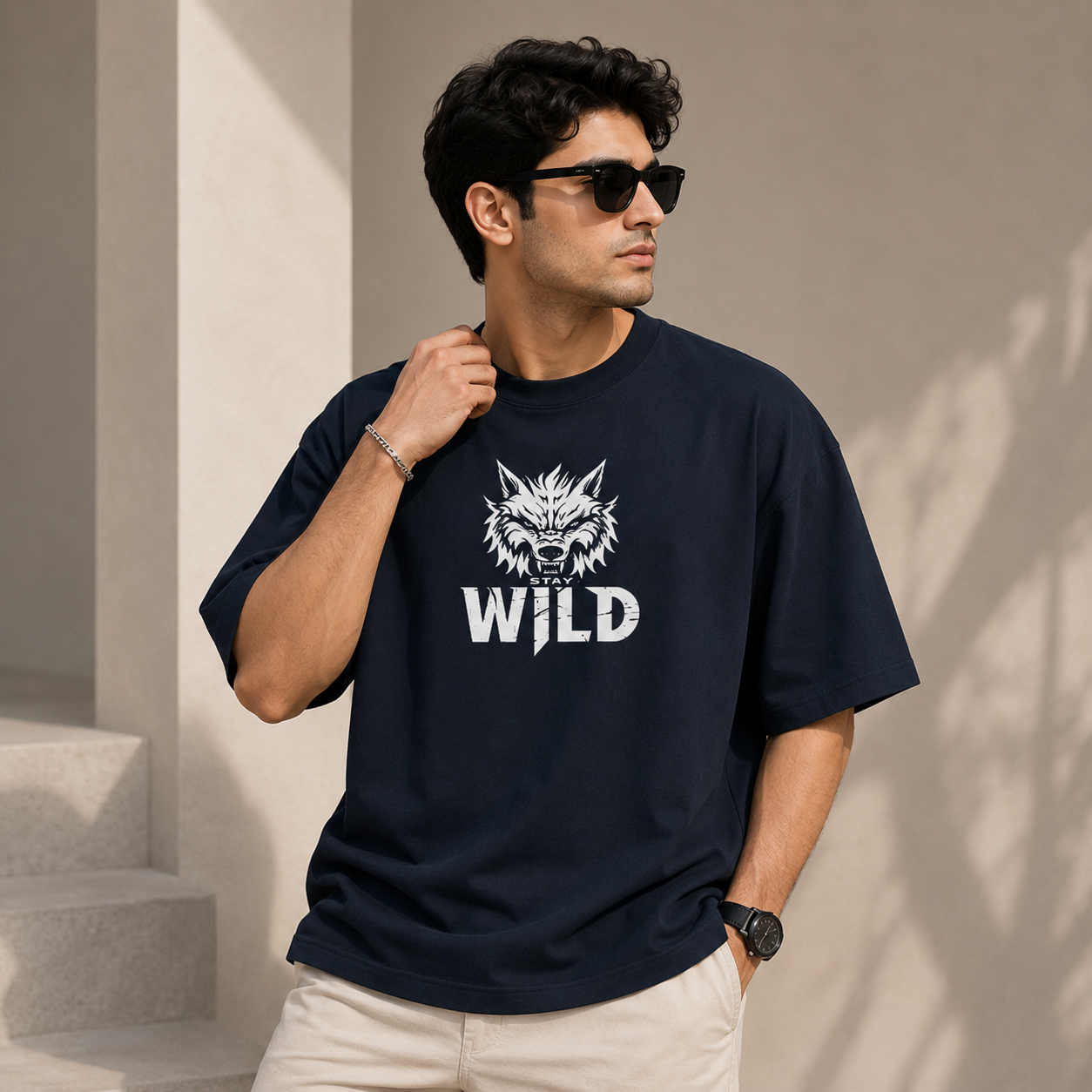 Essentials Stay Wild Oversized T-Shirt