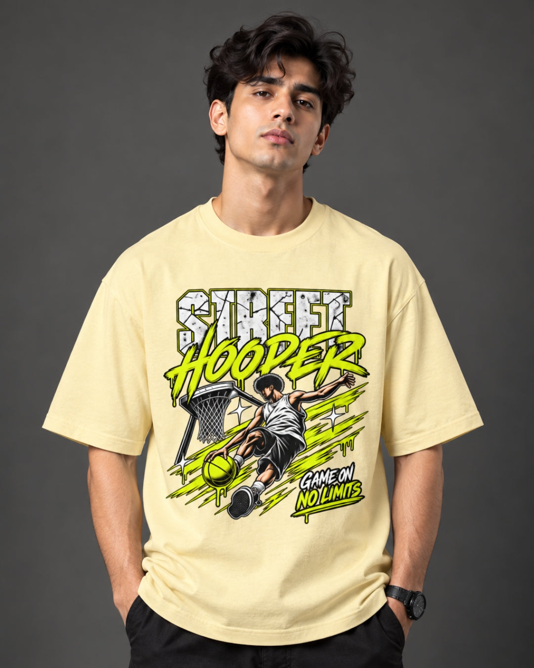 Game On Oversized Graphic T-Shirt