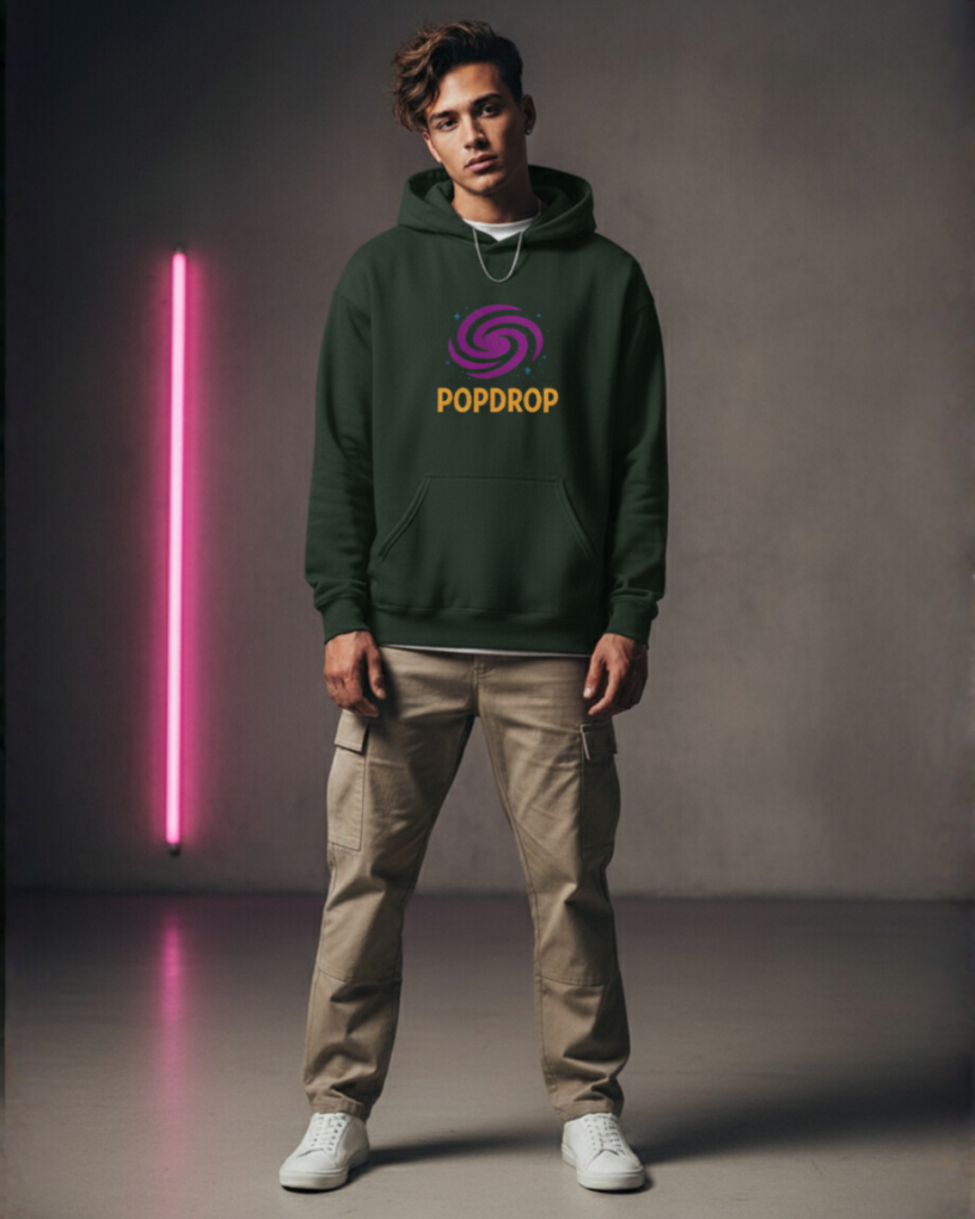 Unboxed Universe Astronaut Hoodie — Neon Galaxy Spacewear