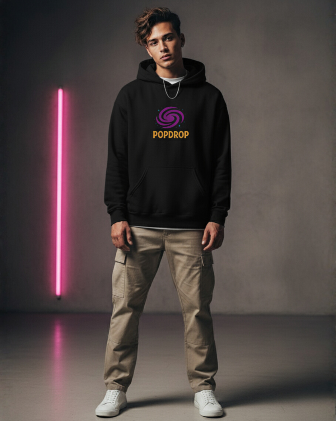 Unboxed Universe Astronaut Hoodie — Neon Galaxy Spacewear