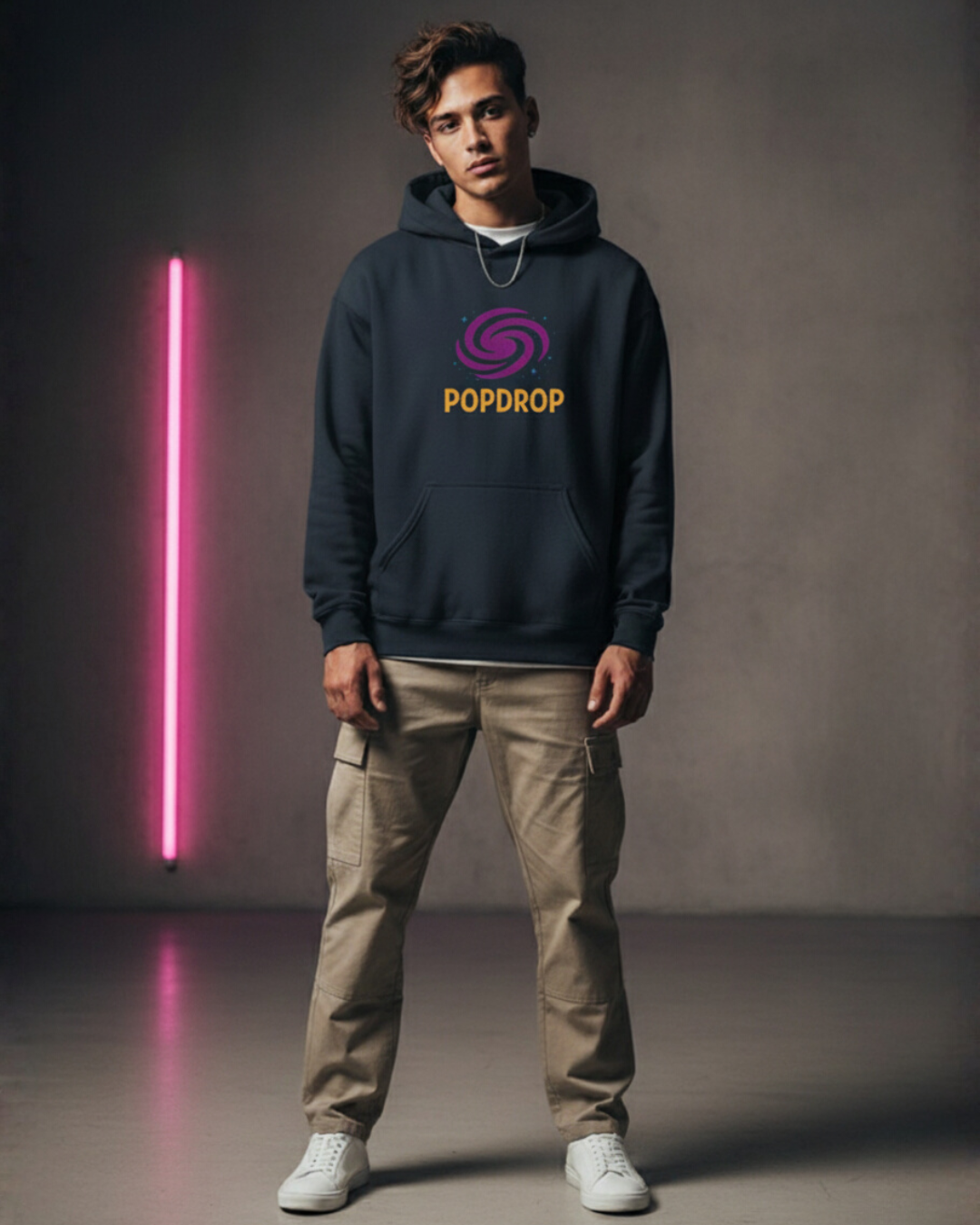 Unboxed Universe Astronaut Hoodie — Neon Galaxy Spacewear