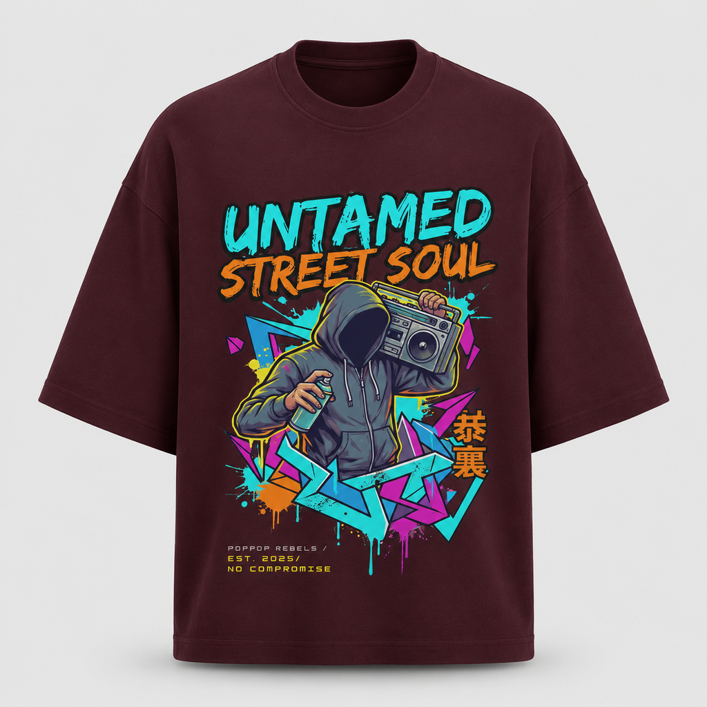 Artwear Untamed Street Soul Oversized Graphic T-Shirt