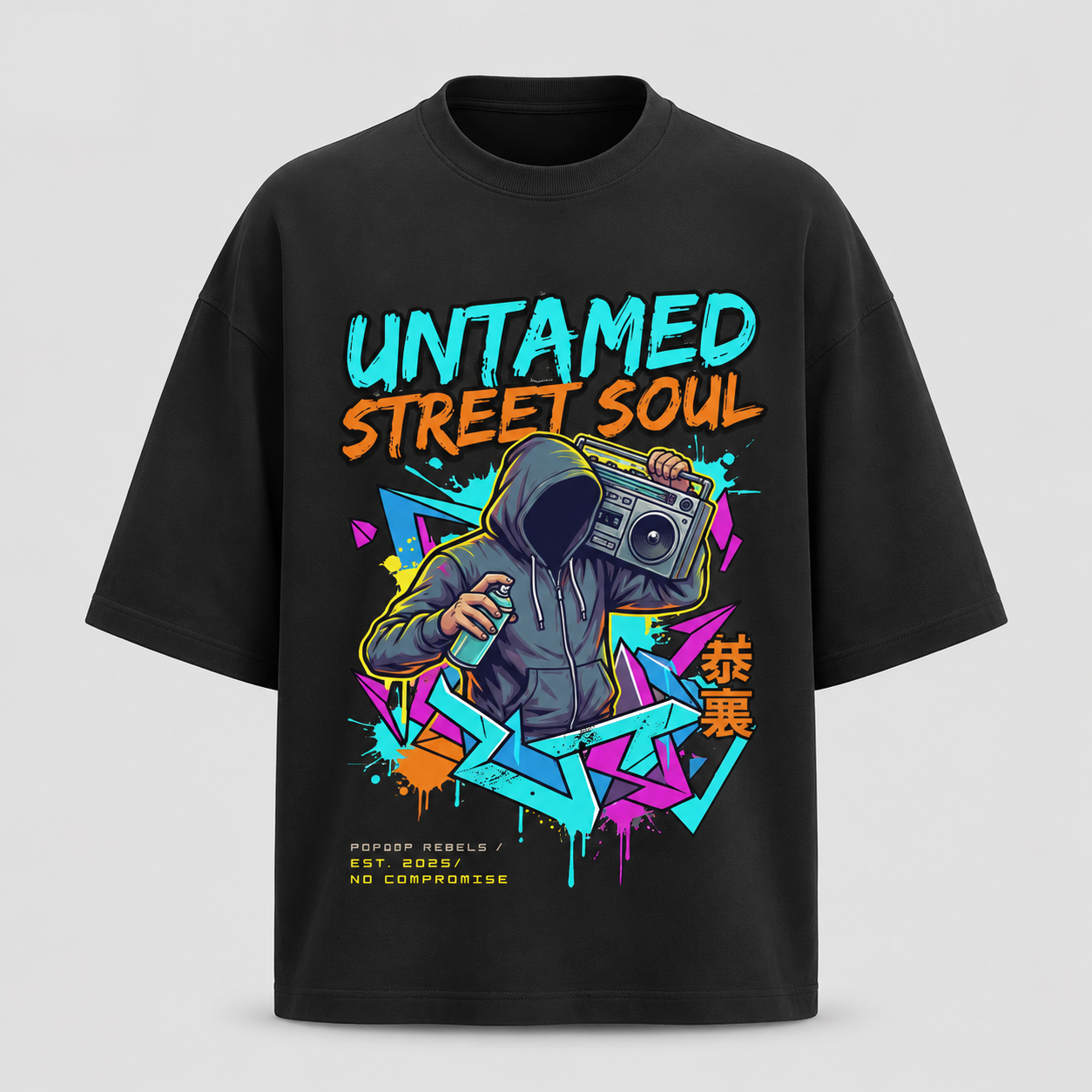 Artwear Untamed Street Soul Oversized Graphic T-Shirt