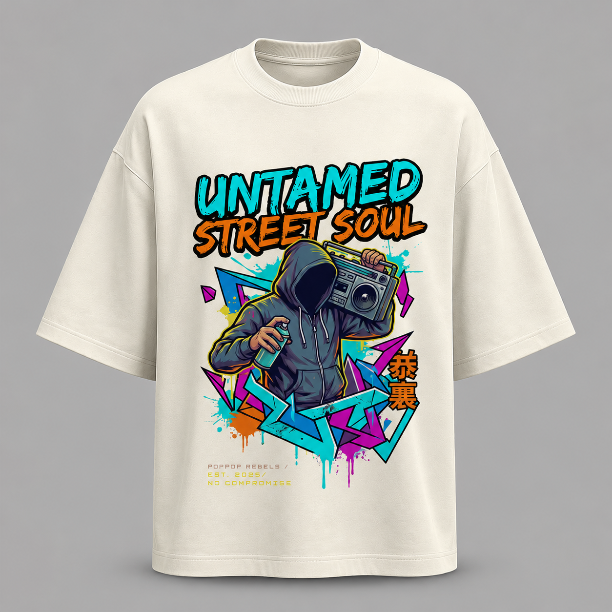 Artwear Untamed Street Soul Oversized Graphic T-Shirt