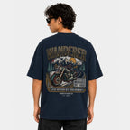 Wanderer Oversized T-Shirt | Built for Roads, Stories & Detours | PopDrop