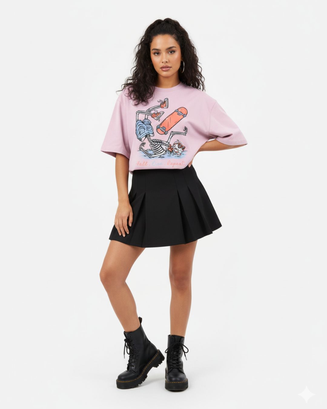 Fall Eat Repeat Oversized Tee | Streetwear Vibes