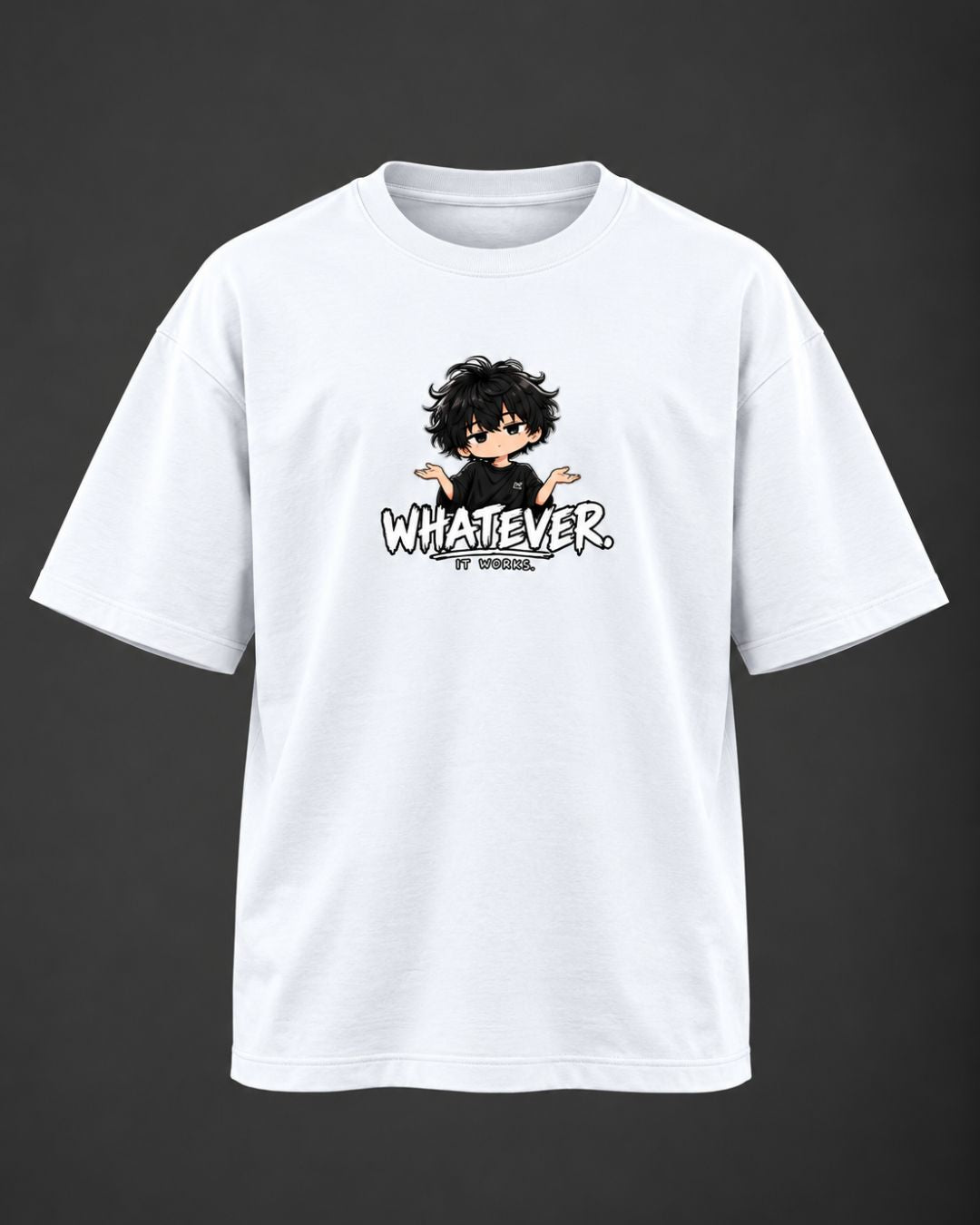 Whatever. It Works. Chibli Oversized T-Shirt