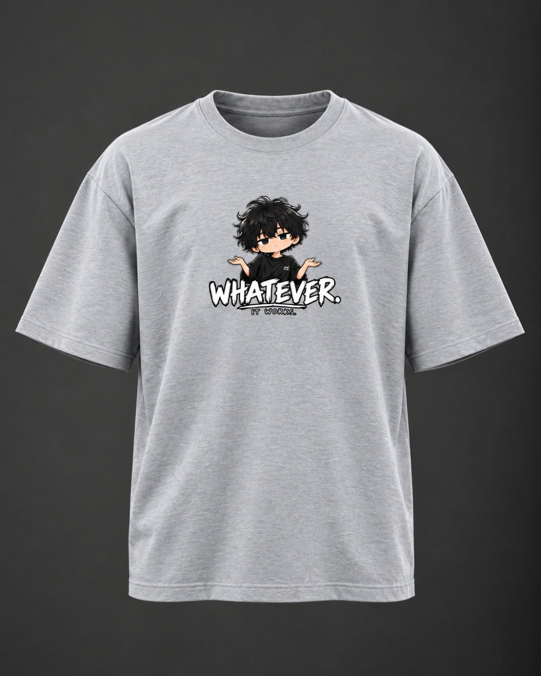 Whatever. It Works. Chibli Oversized T-Shirt