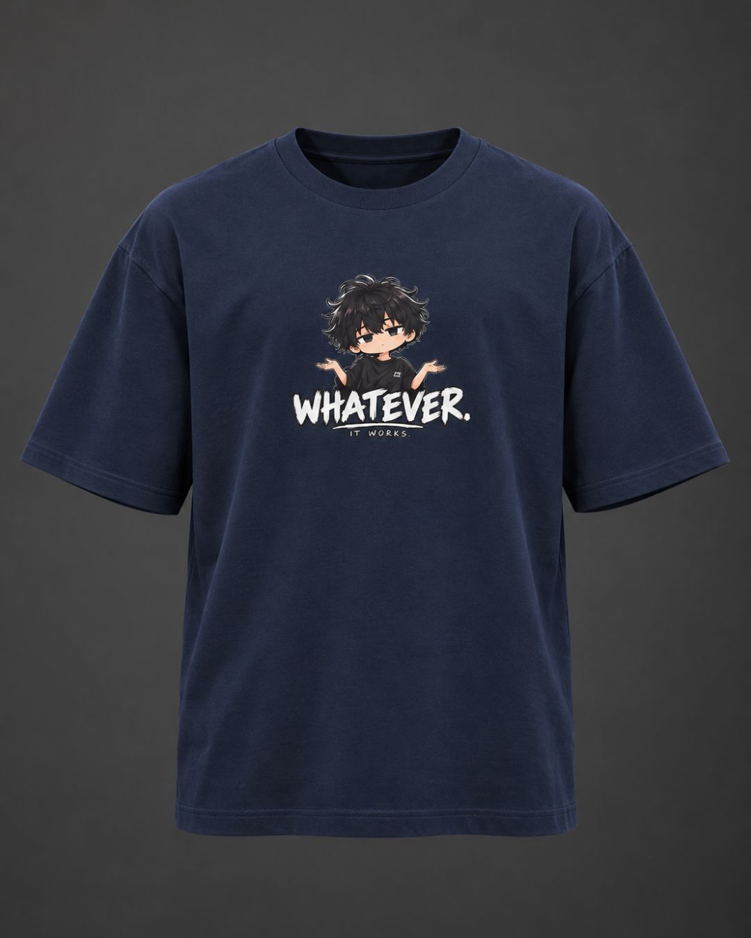 Whatever. It Works. Chibli Oversized T-Shirt