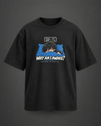 Why Am I Awake? Chibli Oversized T-Shirt