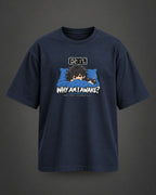 Why Am I Awake? Chibli Oversized T-Shirt