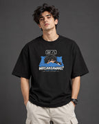 Why Am I Awake? Chibli Oversized T-Shirt