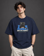 Why Am I Awake? Chibli Oversized T-Shirt