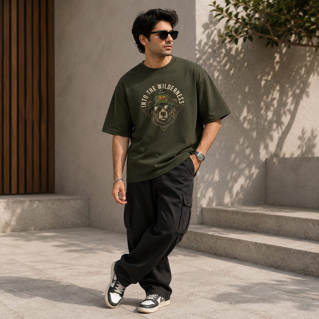 Artwear Into The Wilderness Oversized T-Shirt